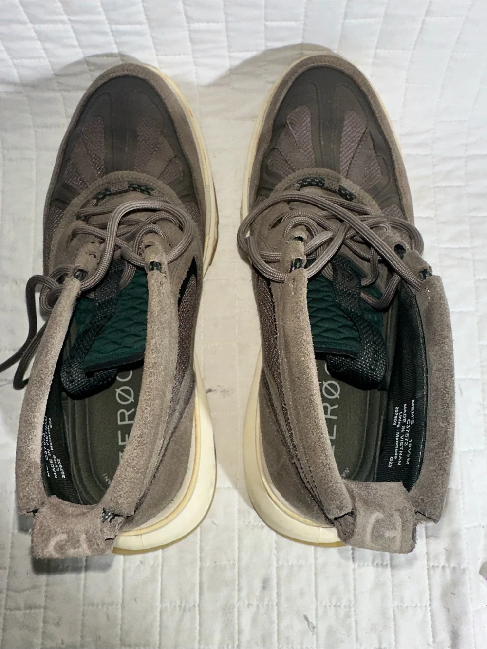 Cole Haan Men's 5.Zerogrand Work Chukka Boots in the Morel/Scarab/Ivory colorway